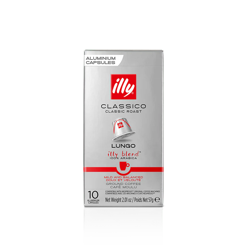 Illy kafijas kapsulas Lungo x10 (Savietojamas ar Nespresso)