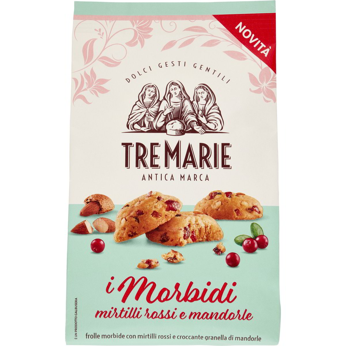 Tre Marie Miękkie ciastka z żurawiną i migdałami, 300 g
