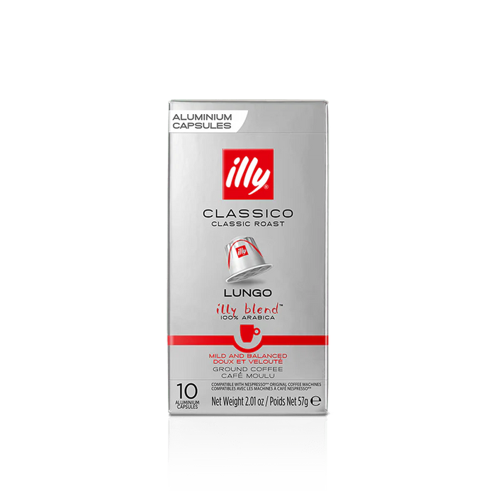 Illy kafijas kapsulas Lungo x10 (Savietojamas ar Nespresso)