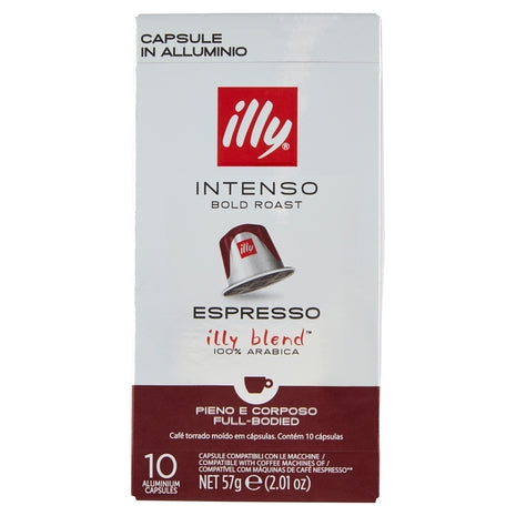 Illy kafijas kapsulas intensīva espresso x10 (Saderīgs ar Nespresso)