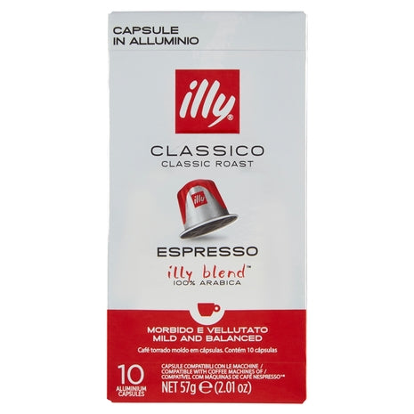Illy kafijas kapsulas espresso x10 (Saderīgs ar Nespresso)